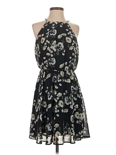 Pre-owned Blue Rain Cocktail Dress In Black