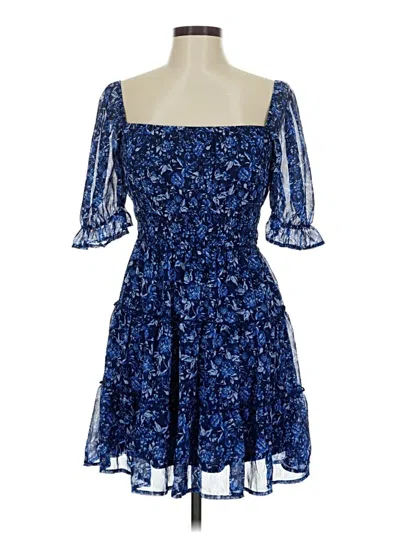 Pre-owned Blue Rain Cocktail Dress In Blue
