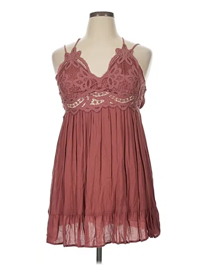 Pre-owned Blue Rain Cocktail Dress In Burgundy