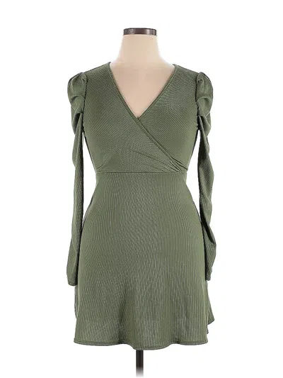 Pre-owned Blue Rain Cocktail Dress In Green
