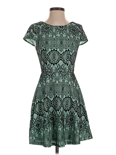 Pre-owned Blue Rain Cocktail Dress In Green