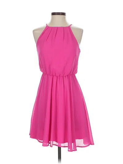 Pre-owned Blue Rain Cocktail Dress In Pink