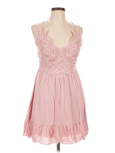 Pre-owned Blue Rain Cocktail Dress In Pink