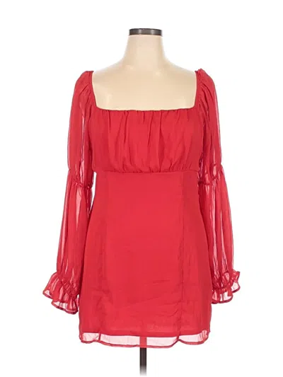 Pre-owned Blue Rain Cocktail Dress In Red