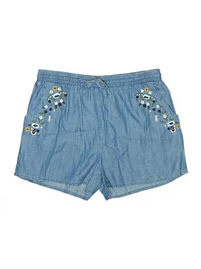 Pre-owned Blue Rain Denim Shorts In Blue