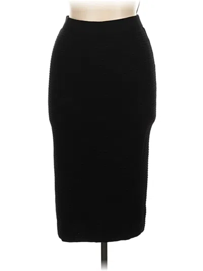 Pre-owned Blue Rain Formal Skirt In Black