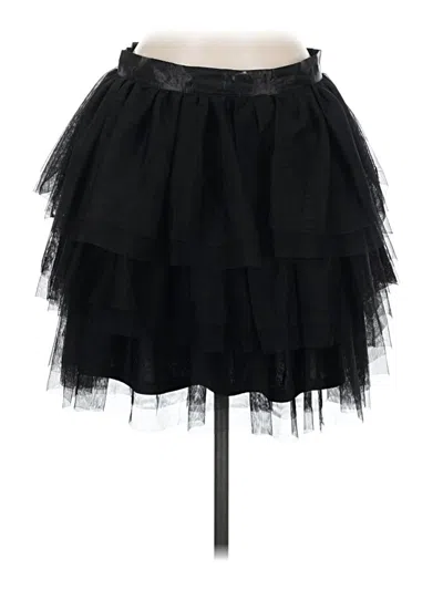 Pre-owned Blue Rain Formal Skirt In Black