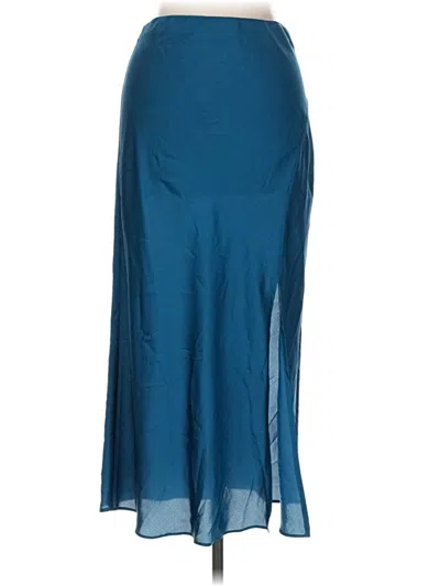 Pre-owned Blue Rain Formal Skirt In Blue