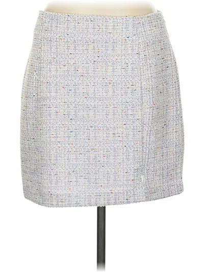 Pre-owned Blue Rain Formal Skirt In Gray