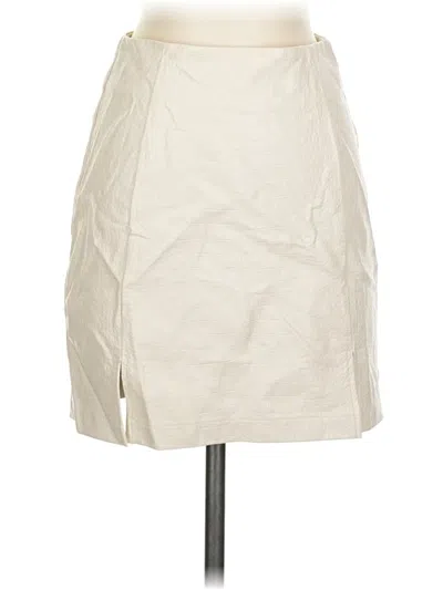 Pre-owned Blue Rain Formal Skirt In Ivory