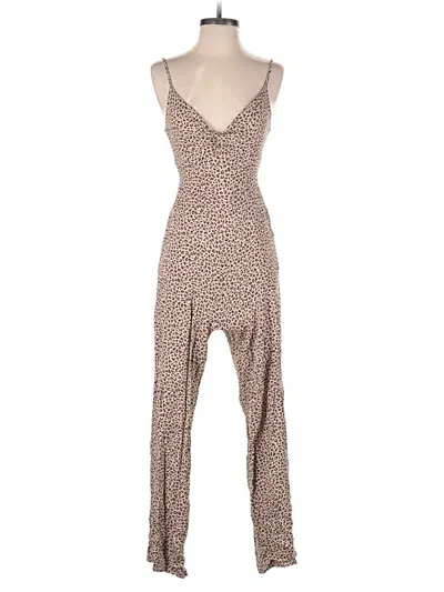 Pre-owned Blue Rain Jumpsuit In Tan