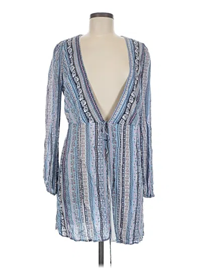 Pre-owned Blue Rain Long Sleeve Blouse In Blue