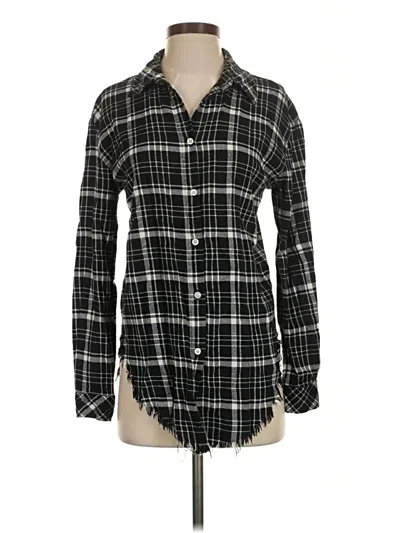 Pre-owned Blue Rain Long Sleeve Button Down Shirt In Black