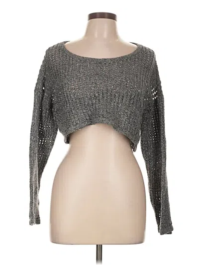 Pre-owned Blue Rain Pullover Sweater In Silver