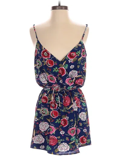 Pre-owned Blue Rain Romper In Blue