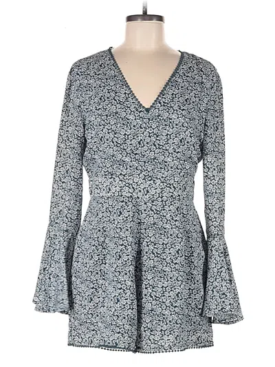 Pre-owned Blue Rain Romper In Blue