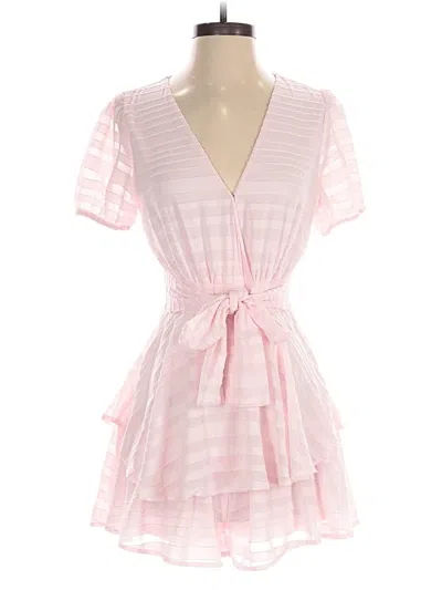 Pre-owned Blue Rain Romper In Pink