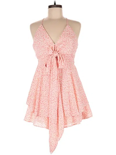 Pre-owned Blue Rain Romper In Pink