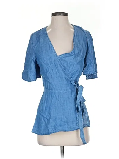 Pre-owned Blue Rain Short Sleeve T-shirt In Blue