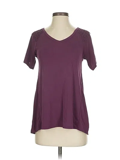 Pre-owned Blue Rain Short Sleeve T-shirt In Burgundy