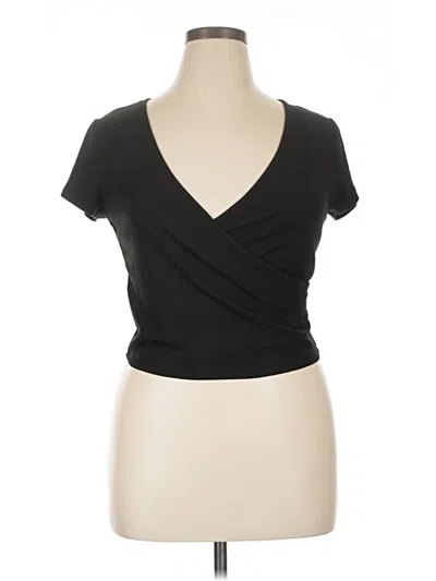 Blue Rain Short Sleeve T-shirt In Black
