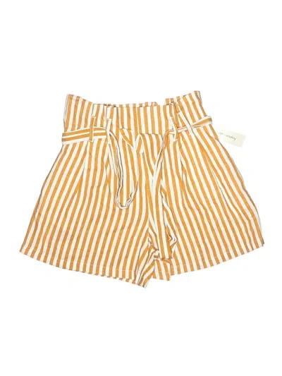 Blue Rain Shorts In Yellow
