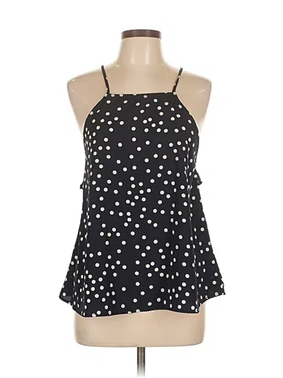 Pre-owned Blue Rain Sleeveless Blouse In Black
