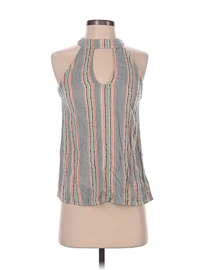 Pre-owned Blue Rain Sleeveless Blouse In Blue