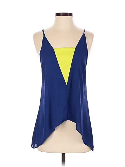 Pre-owned Blue Rain Sleeveless Blouse In Blue