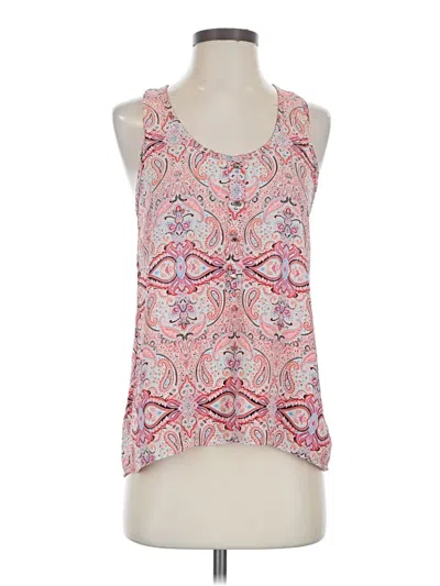 Pre-owned Blue Rain Sleeveless Blouse In Pink