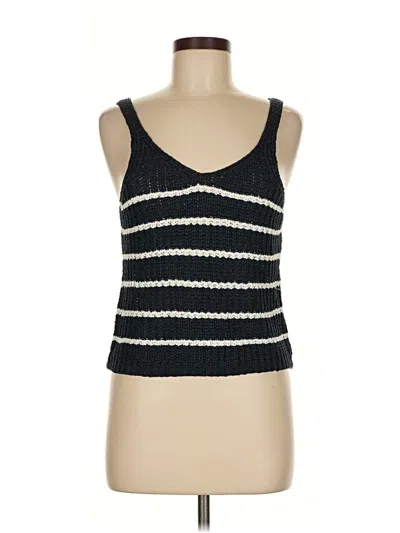 Pre-owned Blue Rain Sweater Vest In Black