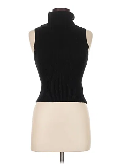 Pre-owned Blue Rain Sweater Vest In Black