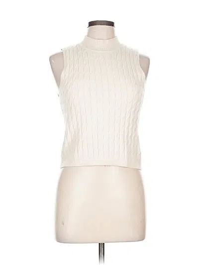 Pre-owned Blue Rain Sweater Vest In White