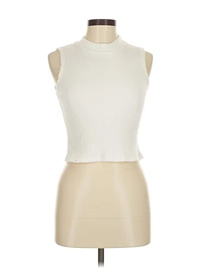 Pre-owned Blue Rain Sweater Vest In White