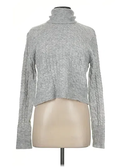 Pre-owned Blue Rain Turtleneck Sweater In Gray
