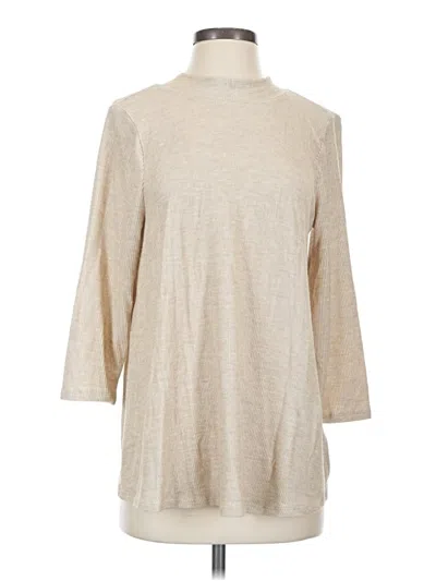 Pre-owned Blue Rain Turtleneck Sweater In Tan