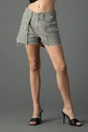 Blue Revival Adeline Cargo Shorts In Light Olive
