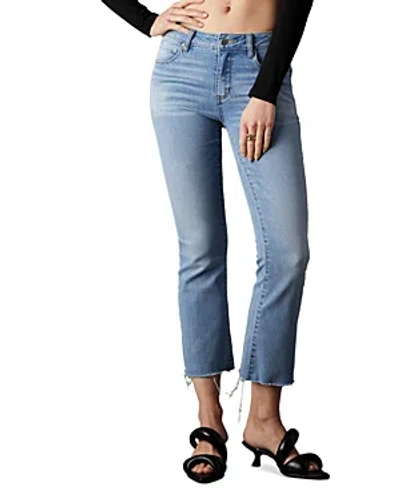 Blue Revival Ava Mid Rise Crop Jeans In Athens In Blue