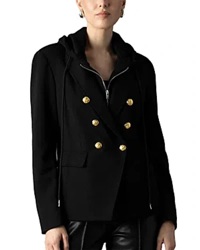 Blue Revival Helen Blazer With Removable Hoodie Insert In Black