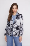Blue Revival Women's Helen Tie-dye Blazer In White Navy