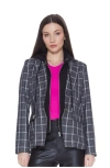 Blue Revival Hooded Helen Blazer In Gray