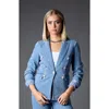 Blue Revival Miley Recycled Blazer In Light Stone