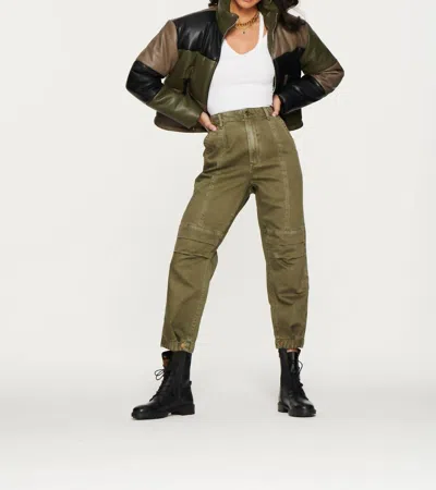 Blue Revival Officer In Training Utility Pant In Dark Olive In Brown