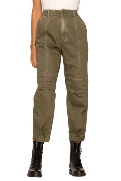Blue Revival On Duty Cargo Pants In Olive In Green