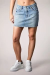 Blue Revival On The Edge Mini Skirt