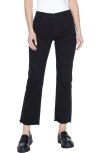 Blue Revival Quinn Mid Rise Straight Jean In Black