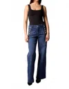 Blue Revival Sailor Mid Rise Wide Leg Jeans In Marrakesh In Multi