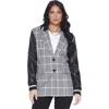 Blue Revival Varsity Blazer In Gray