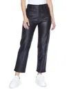 BLUE REVIVAL WOMEN'S LEATHER OR NOT STRAIGHT PANTS
