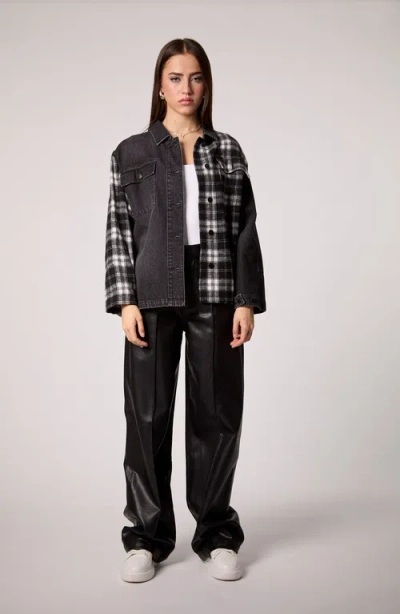 Blue Revival Your Ex Boyfriends Shacket In Black